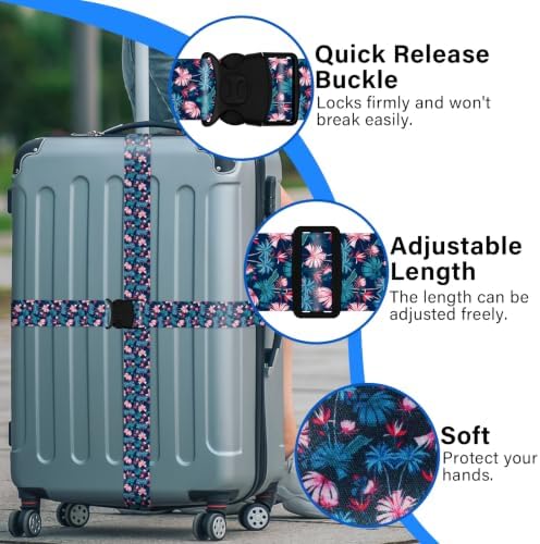 Luggage Straps for Suitcases, Travel Adjustable Belt - Image 2