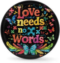 Autism Word Color Spare Tire Cover Dust-Proof Wheel Protector by Unknown