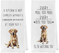Gqtt Labrador Retriever Dish Towels Set by Geqtt