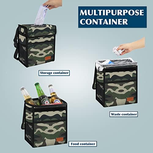 Car Trash Can Leak Proof Car Trash Bag Waterproof Car Garbage Can - Image 3
