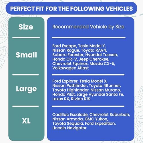 4Knines SUV Cargo Liner for Dogs, Fold Down Seats, Camo XL - Image 4