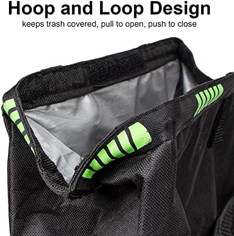 Car Trash Can, Car Trash Bag Hanging, 3.5 Gallons Ultra Large Capacity - Image 6