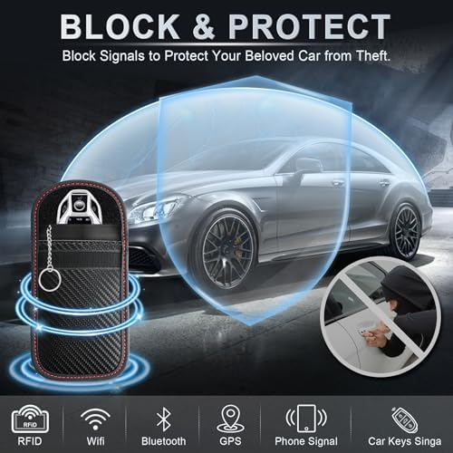 LivTee Faraday Key Fob Protector, RFID Blocking Faraday Bag - Image 2