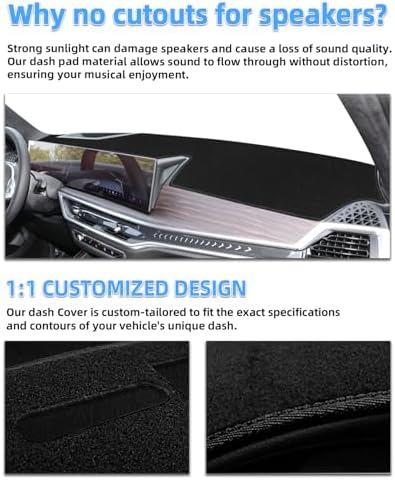 SKYLOTEC Dash Cover for Ford F150 F250 F350 Pickup 1992-1996 - Image 5