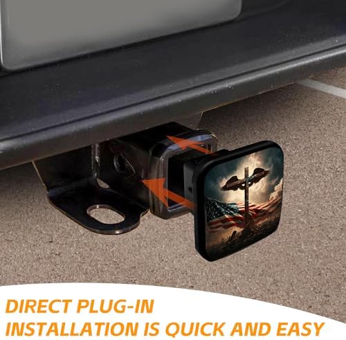 Trailer Hitch Cover, American Flag - Image 4