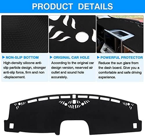 Autorder Dashboard Cover Mat for 2022-2026 Ford Maverick Accessories Dash Cover - Image 6