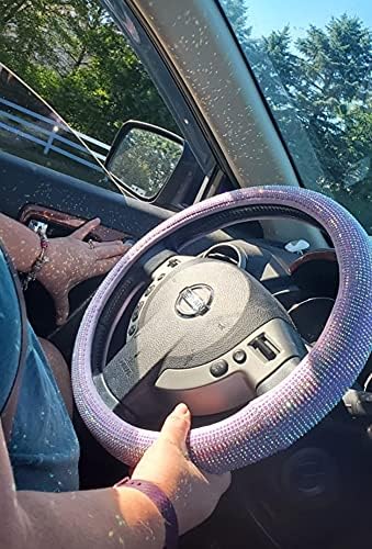 Car Fuzzy Bling Steering Wheel Cover - Image 4