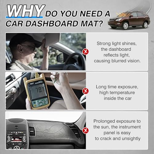 CARTIST Dash Cover for Lexus RX300 RX330 RX350 2004-2009 Dashboard Mat - Image 3