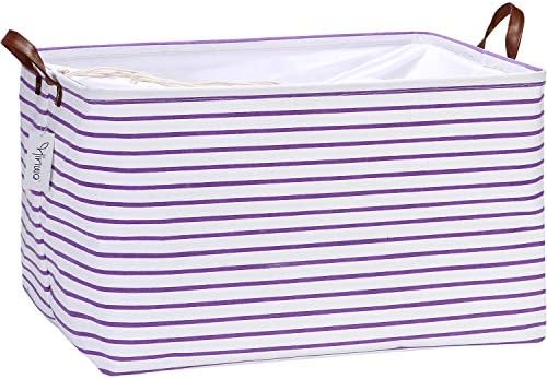 Hinwo 70L Extra Large Canvas Storage Bin by Hinwo