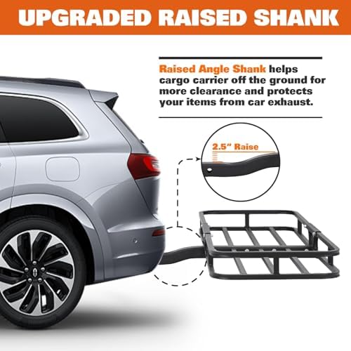 WEIZE Hitch Cargo Carrier Basket - Image 3