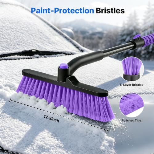 44 in Extendable Snow Brush and Ice Scraper - Image 3