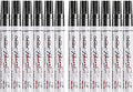 Overseas 12 Black Paint Pens Permanent Markers, Oil Based Paint Markers by Overseas
