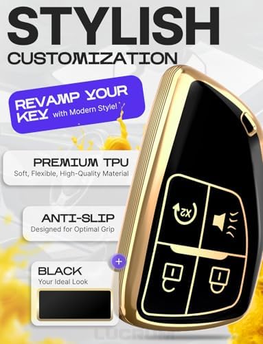 Lucrum Compatible with Chevy, Buick Key Fob Cover & Keychain - Image 3