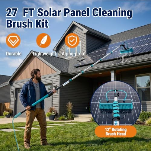 HoldwellS 27FT Solar Panel Cleaning Kit - Image 2
