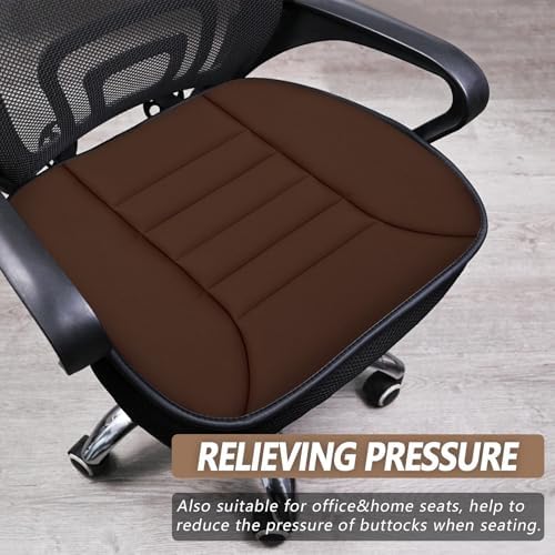 MYFAMIREA 2PCS Car Seat Cushion Pad 1.2" Thick Comfort Seat Protector - Image 5