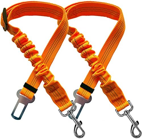 2 Dog Car Harness Seatbelt Seat Belt Leash Travel Accessories Bungee Anti Shock by Yiaizhuo