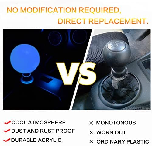 Round Ball Shift Knob Universal Luminous Gear Shift Knob 5 6 Speed - Image 5