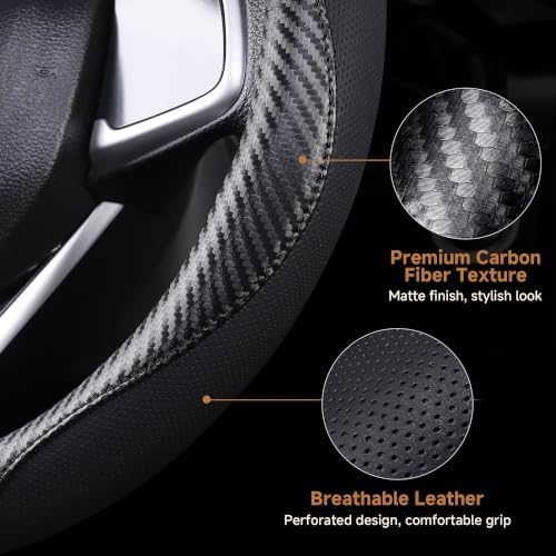 West Llama Customized Auto Car Steering Wheel Cover - Image 4