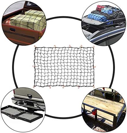 CZC AUTO Bungee Cargo Net 4x6Ft Stretches to 8x12Ft - Image 7