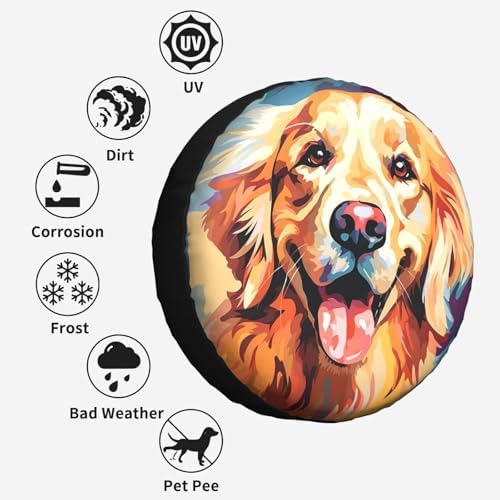 Funny Dog Spare Tire Cover Wheel Protectors - Image 5