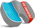 Gel Seat Cushion, Cooling Memory Foam Cushion by CushZone