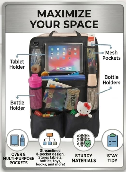 LILTOM Car Back Seat Protector - Image 3