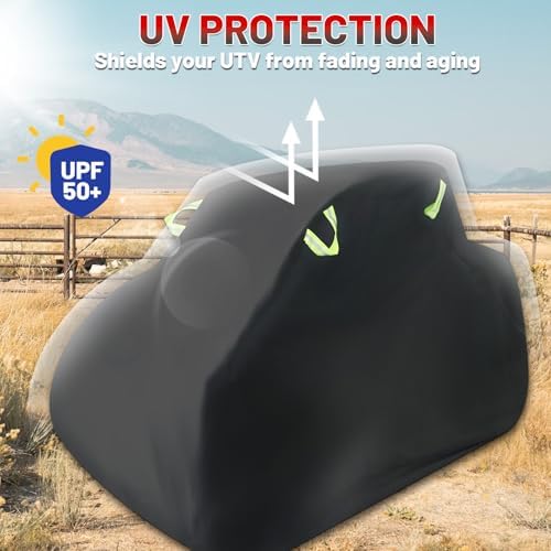 StarknightMT Heavy Duty 420D RZR UTV Cover 2-3 Seater 130" x 70" x 58" - Image 6