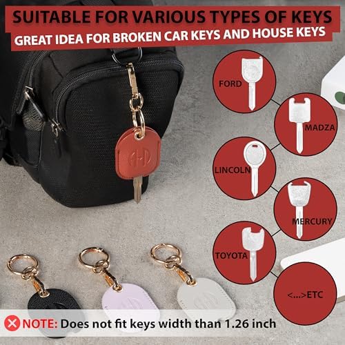 Leather Key Cover for Broken Car Key Loop Replacement - Image 5