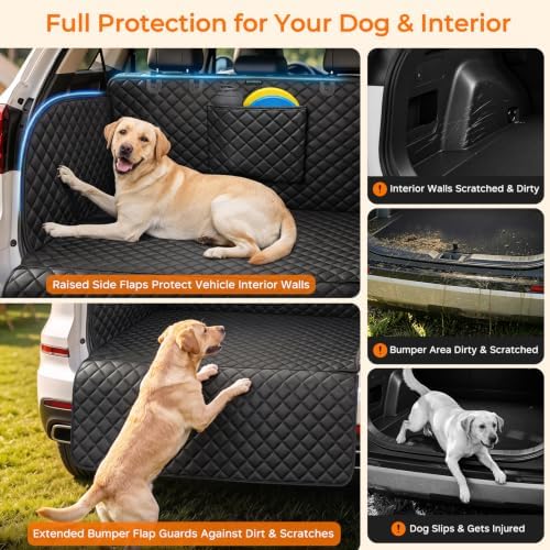 URPOWER SUV Cargo Liner for Dogs Pet Cargo Cover - Image 4