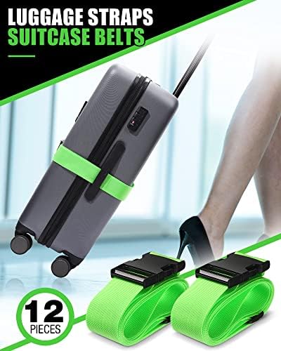 Saintrygo 12 Pack Luggage Straps - Image 2