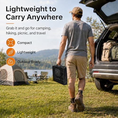 Folding Grill Table Camping Table - Image 3