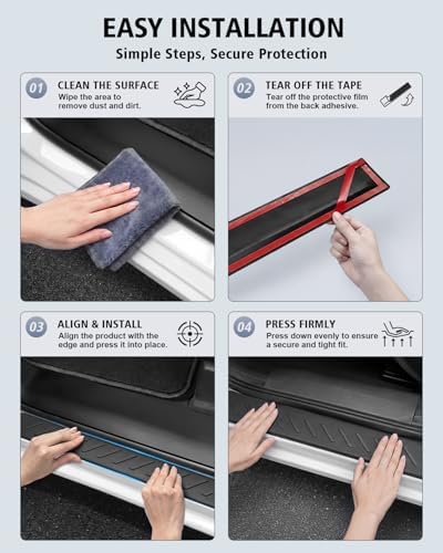 Door Sill Protector for Jeep Wrangler JL Unlimited 2018-2026, Door Sill Guards - Image 5