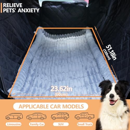 2-in-1 Dog Car Seat Cover & Dog Car Pet Bed Mat - Image 6