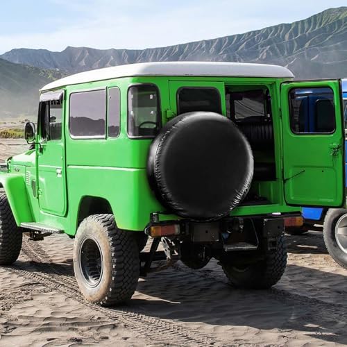 17 inch PU Leather Soft Trailer Spare Tire Cover Fit - Image 6