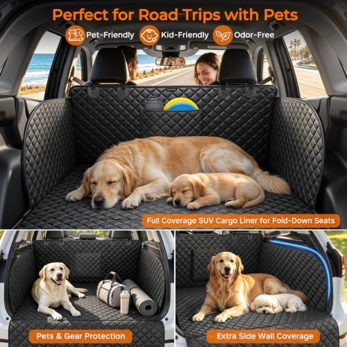 URPOWER SUV Cargo Liner for Dogs Pet Cargo Cover - Image 3