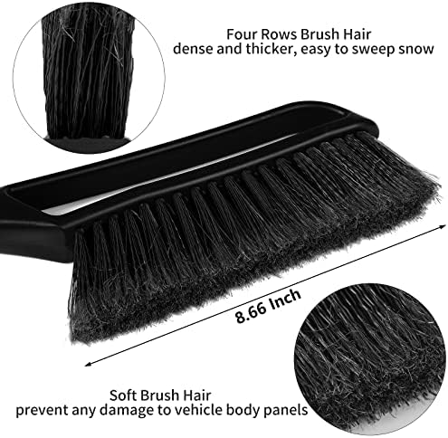 FOVAL 27" Snow Brush with Wider Ice Scraper, Snow Removal Car Brush with - Image 6