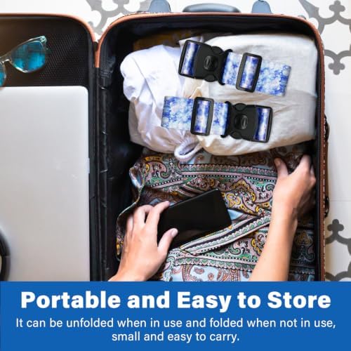Luggage Straps for Suitcases, Travel Adjustable Belt - Image 7