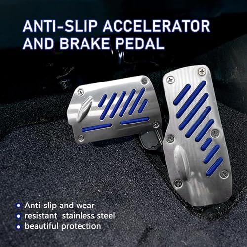 2 PCS Car Foot Pedal Pads, Brake and Accelerator Pedal Cover Sets, Non-Slip - Image 4