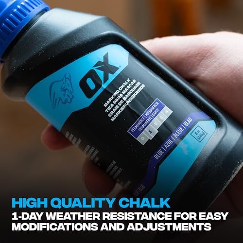 OX Blue Chalk Line Powder 8oz - Image 7