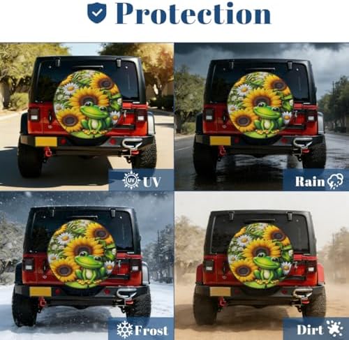 Frog Spare Tire Cover Waterproof Dust-Proof Spare Wheel Covers - Image 7