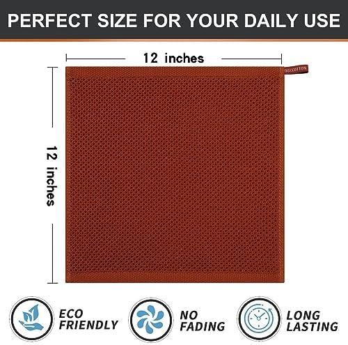 Kitinjoy 100% Cotton Waffle 8-Pack Kitchen Towels - Image 5