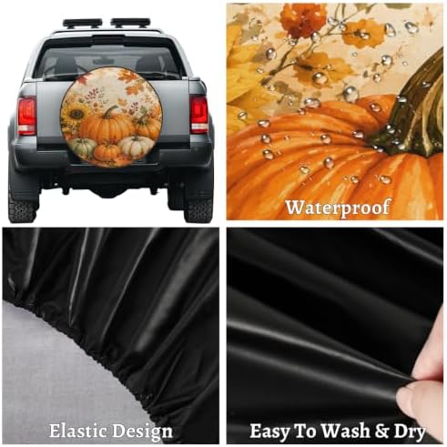 Fall Spare Tire Cover Waterproof Dust-Proof Spare Wheel Covers - Image 4