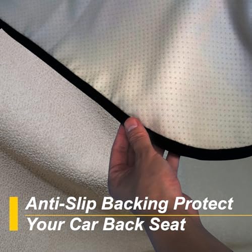Back Seat Cover for Car Trucks Van SUV Jeep, Waterproof Rear Bench Towel Seat - Image 5