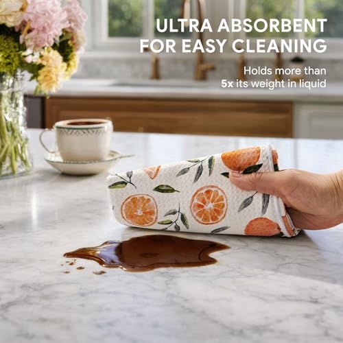 RECYCO Waffle Kitchen Towel Set of 2 - Image 4