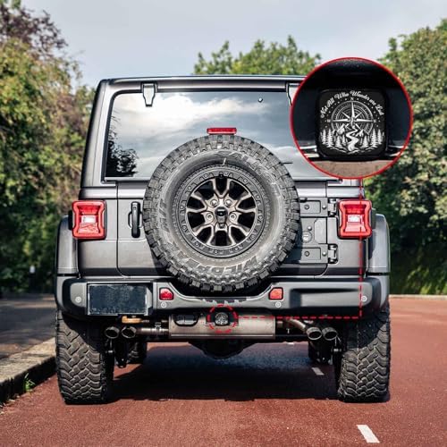 2 Inch Compass Mountains Trailer Hitch Cover Rubber Receiver Tube Plug Cap - Image 6