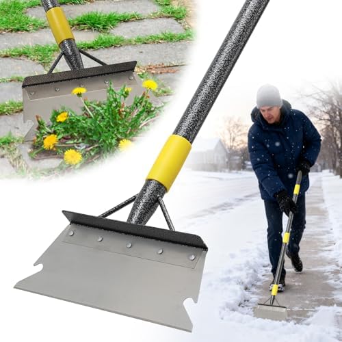 Garden Shovel, Weeding Tool, 72 Inch Floor Scraper Long Handle, Heavy Duty by DIOVPLX
