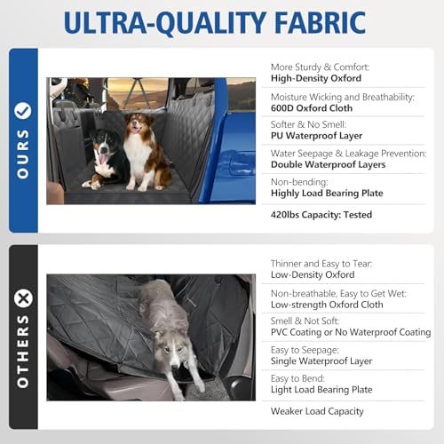 Btefd XL Hard Bottom Dog Seat Cover - Image 6