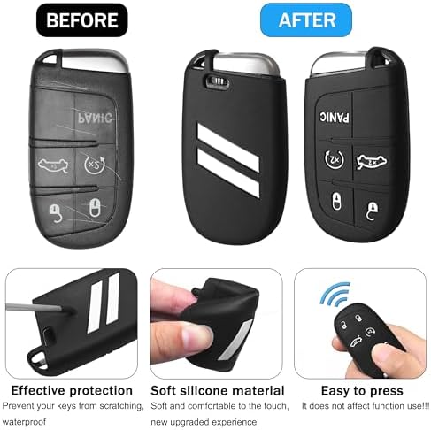 YOSRTER Key Fob Cover with Keychain - Image 3