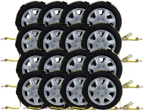 Mytee Products 16 Pack 2" x9' Over The Wheel Tire Straps by MyteeProducts