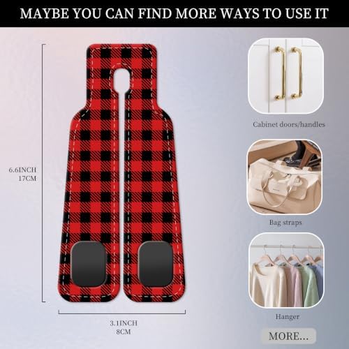 PU Leather Car Seat Hook, Storage Headrest Hanger, Cute Car Backseat Organizer - Image 4